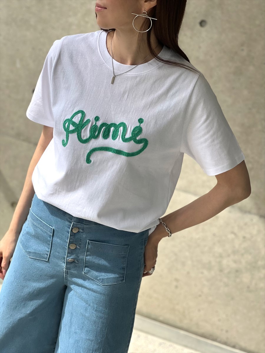 RE ARRIVAL】ロゴ刺繍Tシャツ Day and Grade